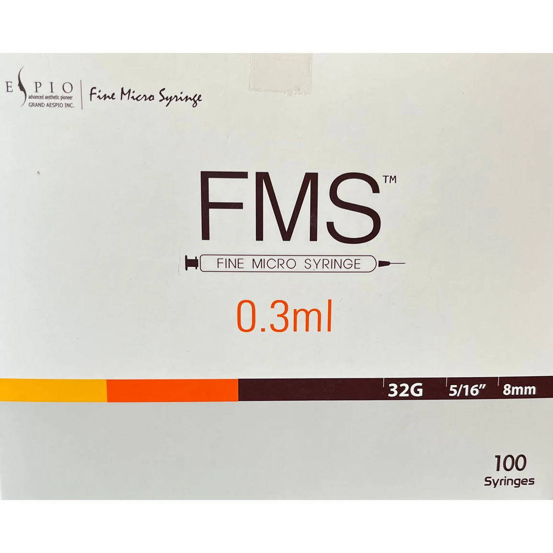 FMS™️ Fine Micro Syringe 0.3ml (100 Syringes)