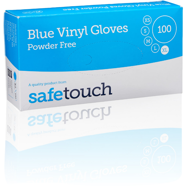 SafeTouch Blue Nitrile Gloves