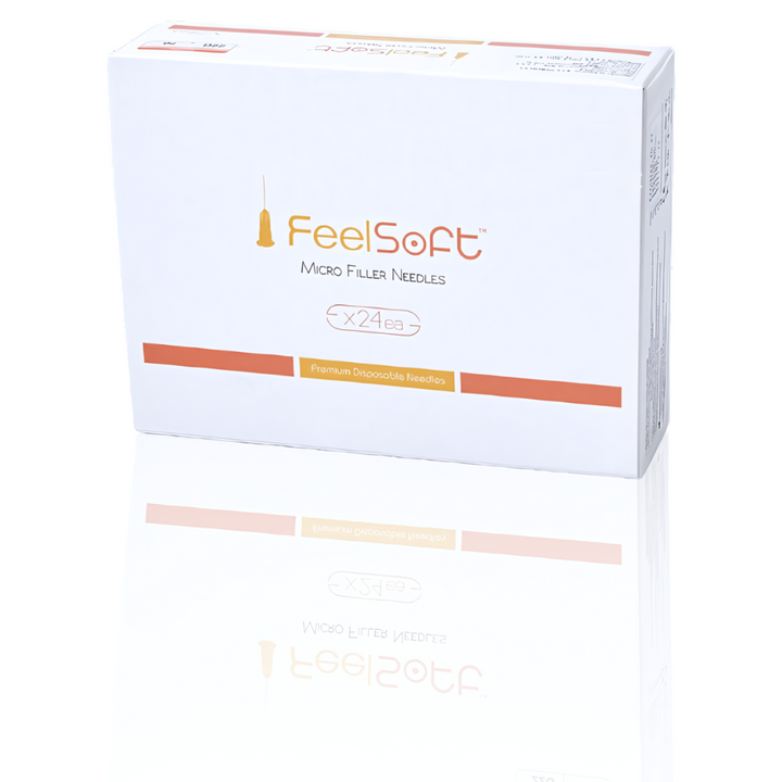 FeelSoft Micro Filler Cannulas with Needles 30G 25mm (Box of 24)